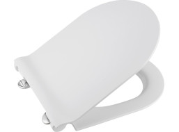 GSI PURA/KUBE X/NORM WC sedadlo, SLIM, Soft Close, biela/chróm MS86CSN11