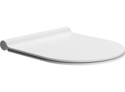 GSI PURA/KUBE X sedadlo, SLIM, Soft Close, duroplast, biela mat MS76SN09