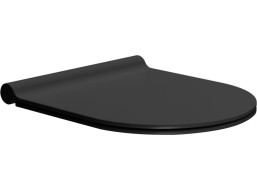GSI PURA/KUBE X sedadlo, SLIM, Soft Close, duroplast, čierna mat MS76SN26