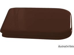 Kerasan WALDORF WC sedadlo, Soft Close, orech/bronz 418640