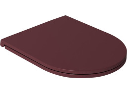 Isvea INFINITY WC sedátko, SLIM, odnímateľné, Soft Close, maroon red 40KF0543I-S