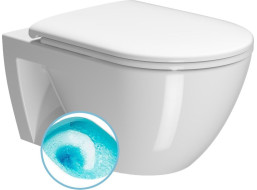 GSI PURA ECO závesná WC misa, Swirlflush, 36x55cm, biela ExtraGlaze 880711