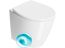 GSI MODO WC misa stojaca, Swirlflush, 37x52cm, spodný/zadný odpad, biela ExtraGlaze 981011