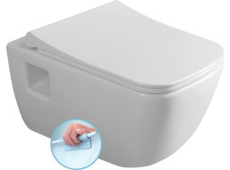 Bruckner WALTER závesná WC misa, Rimless, 37x52, 5cm, biela 201.502.0