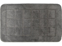 Ridder DELHI Kúpeľňová predložka 50x80cm s protišmykom, 100% polyester, tmavo šedá 1712300