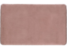 Gedy FUZZY kúpeľňová predložka, 50x80cm, 100% polyester, protišmyk, ružová 96FY508010