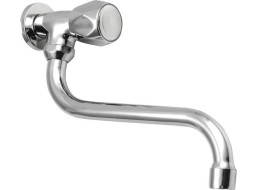 Aqualine Nástenný ventil 1/2", otočná hubica, chróm ZY1812
