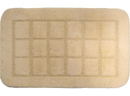 Ridder DELHI Kúpeľňová predložka 50x80cm s protišmykom, 100% polyester, béžová 1712311