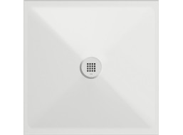 GSI Keramická sprchová vanička, štvorec 80x80x2cm, biela mat 46080809