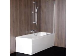 Polysan SPERA 65 vaňová zástena 650mm, číre sklo BS-65