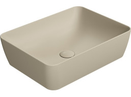 GSI SAND/NUBES keramické umývadlo na dosku 50x38cm, creta mat 903708