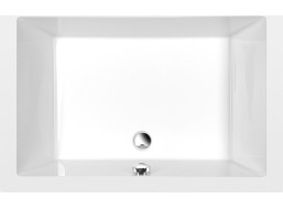 Polysan DEEP hlboká sprchová vanička, obdĺžnik 110x75x26cm, biela 72883