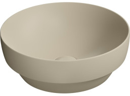 GSI PURA keramické umývadlo na dosku, priemer 40cm, creta mat 884608