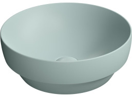 GSI PURA keramické umývadlo na dosku, priemer 40cm, ghiaccio mat 884615