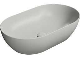 GSI PURA keramické umývadlo na dosku 60x37cm, cenere mat 883417