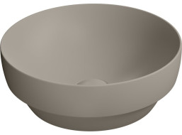 GSI PURA keramické umývadlo na dosku, priemer 40cm, tortora mat 884605