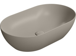 GSI PURA keramické umývadlo na dosku 60x37cm, tortora mat 883405