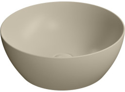 GSI PURA keramické umývadlo na dosku, priemer 42cm, creta mat 885108