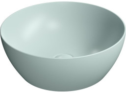 GSI PURA keramické umývadlo na dosku, priemer 42cm, ghiaccio mat 885115