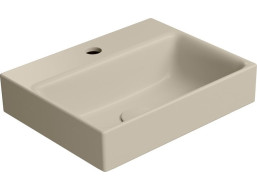 GSI NUBES keramické umývadlo 40x32cm, brúsená spodná hrana, creta mat 96849108