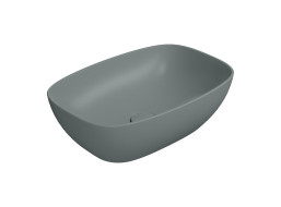 GSI NUBES keramické umývadlo na dosku 50x35cm, agave mat 978404