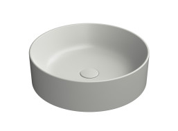 GSI KUBE X keramické umývadlo na dosku, priemer 45cm, cenere mat 942717