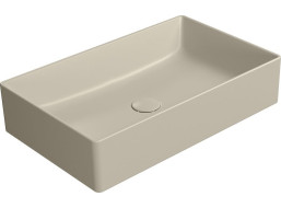 GSI KUBE X keramické umývadlo na dosku, 60x37cm, creta mat 945308
