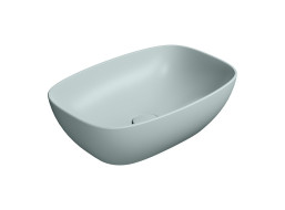 GSI NUBES keramické umývadlo na dosku 50x35cm, ghiaccio mat 978415