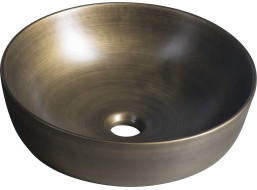 Sapho PRIORI keramické umývadlo na dosku, Ø 41, 5 cm, bronz PI032