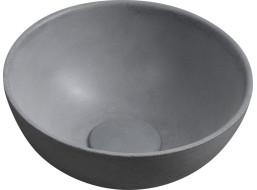 Sapho MINOR betónové umývadlo na dosku, Ø 26cm, šedá MR26017