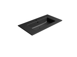 GSI PURA keramické umývadlo Slim 82x46cm, čierna mat 8885126