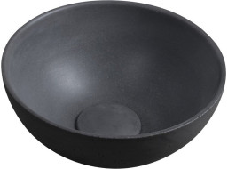 Sapho MINOR betónové umývadlo na dosku, Ø 26cm, antracit MR26016