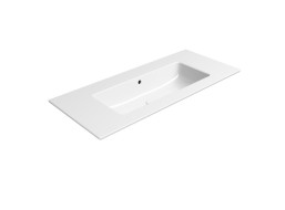 GSI PURA keramické umývadlo Slim 102x46cm, bez otvoru, biela ExtraGlaze 8886011