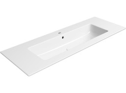 GSI PURA keramické umývadlo Slim 122x46cm, biela ExtraGlaze 8887111