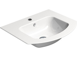 GSI PURA keramické umývadlo Slim oblé 52x44cm, biela ExtraGlaze 8830111