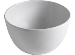 Sapho DOME keramické umývadlo na dosku, Ø 45, 5cm, biela WH030