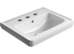GSI CLASSIC keramické umývadlo 60x46cm, 3 otvory, biela ExtraGlaze 8731311