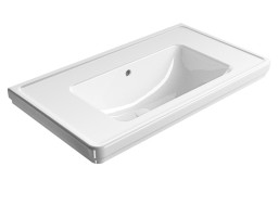 GSI CLASSIC keramické umývadlo 90x50cm, bez otvoru, biela ExtraGlaze 8788011