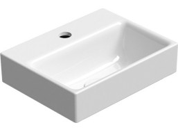 GSI NUBES keramické umývadlo 36x28cm, brúsená spodná hrana, biela ExtraGlaze 96389111