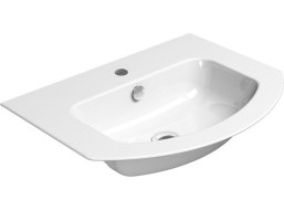 GSI PURA keramické umývadlo Slim oblé 62x48cm, brúsená spodná hrana, biela ExtraGlaze 88279111
