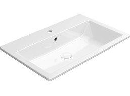 GSI KUBE X keramické umývadlo zápustné 70x46cm, biela ExtraGlaze 9437111