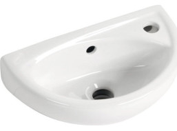 CREAVIT OVAL keramické umývadlo 39x23cm, biela TP040