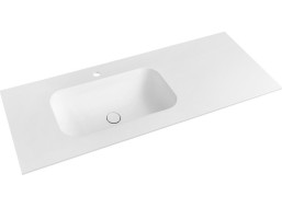Sapho TREOS umývadlo 96, 6x51, 3 cm, rockstone, ľavé, biela mat TS097-0101-L