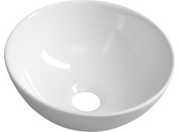 Sapho ASTER keramické umývadlo na dosku, Ø 28cm, biela AR499
