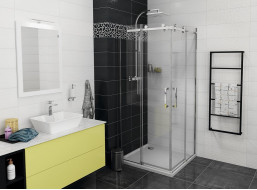 Gelco DRAGON štvorcový sprchovací kút 1000x1000mm L/P variant, rohový vstup GD4210GD4210