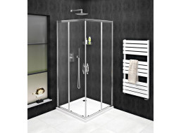 Gelco SIGMA SIMPLY štvorcový sprchovací kút 1000x1000 mm, rohový vstup, číre sklo GS2110GS2110