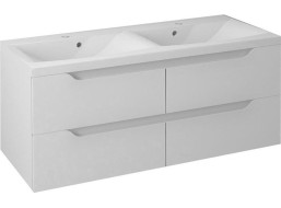Sapho WAVE dvojumývadlová skrinka 119, 7x50x47, 8cm, biela WA120-3030