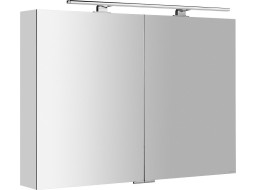 Sapho MIRRÓ galerka s LED osvetlením, 100x70x16cm, biela MC100-0030