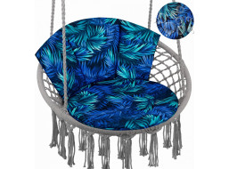 Vodeodolný vankúš do závesného kresla LUNA BIZU 60x100 cm - Blue Passion