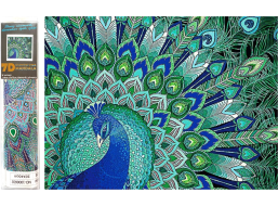 Norimpex Diamantové maľovanie 7D Pávie kúzlo 30x40 cm